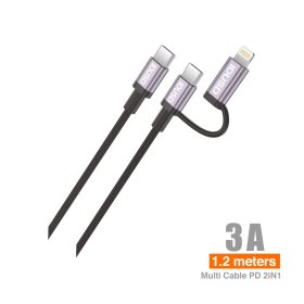 Cabo de Nylon de Alumínio 1,2 M PD 2 em 1 - C03A | IDUSD