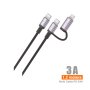 Cabo de Nylon de Alumínio 1,2 M PD 2 em 1 - C03A | IDUSD