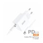 *Carga Rápida PD 25W + PD Lightning 1M - D165B | IDUSD