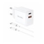 Carga Rápida PD+QC 25W + PD USB-C 1M - D196B | IDUSD