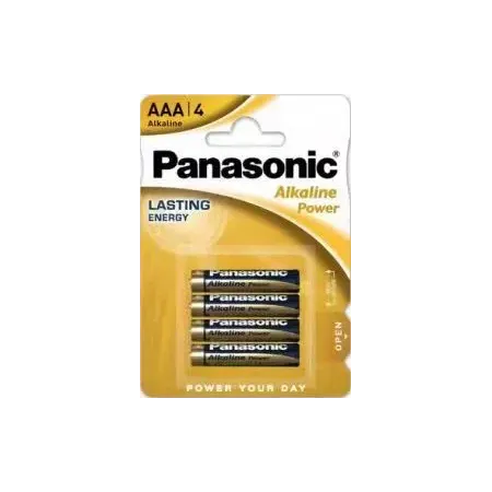 Pilhas Alcalina LR03 AAA Panasonic | Pilhas Panasonic