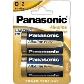 Pilhas Alcalina LR20 D Panasonic | Pilhas Panasonic