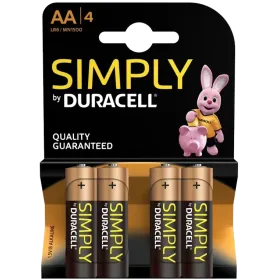 Pilhas Duracell AA (LR6) | Pilhas Duracell
