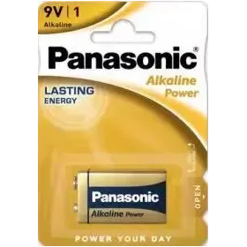 Pilhas Alcalina 6LR61 9V Panasonic | Pilhas Panasonic