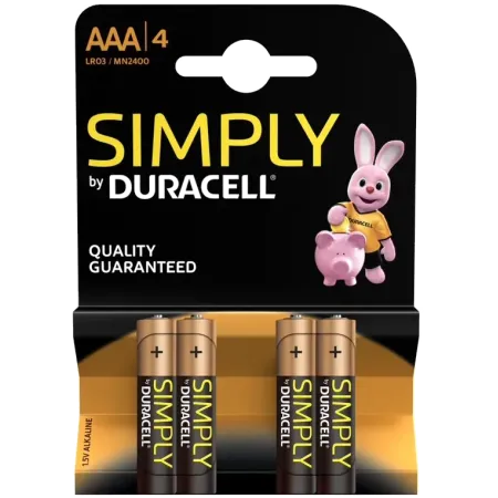 Pilhas Duracell AAA (LR03) | Pilhas Duracell