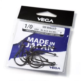 VEGA SOI RINGED 688 Nº 1/0 (9 unidades) | Anzóis Vega